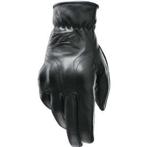   Womens Textile Touring Motorcycle Gloves   Black / Medium Automotive
