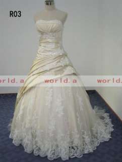   Taffeta and Satin and Soft Tulle Wedding Dress/Bridal Gown New Custom