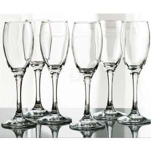 HOTEL The Black Collection 5 Oz Flutes