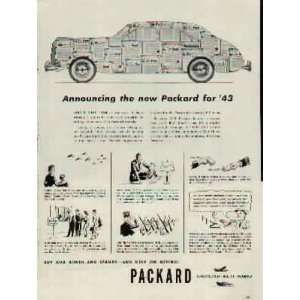  Announcing the new Packard for 43.  1943 Packard War 