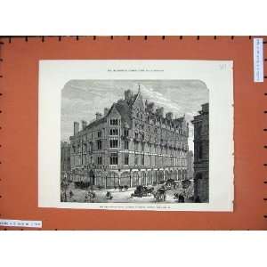  1879 Manchester Hotel Aldersgate Street London Fine Art 