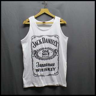 jack daniels rock festival t shirt vest top white s xxl  