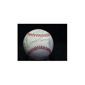  Signed Astros, Houston (2006) MLB Baseball in Blue ink by 
