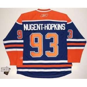  Ryan Nugent hopkins Edmonton Oilers Reebok Premier Jersey 