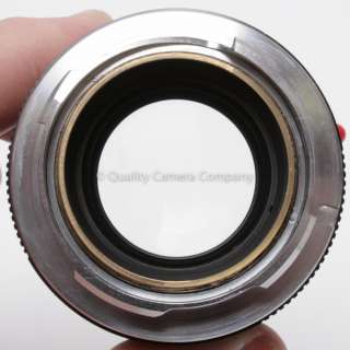 Leica M 50mm Summilux M f/1.4 #11114 Type 2 (Black) SPECTACULAR 