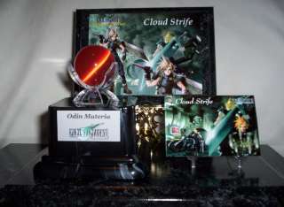 Final Fantasy VII 7 Cloud Strife / Odin Materia Set  