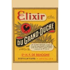  Elixir du Grand   Duche 20X30 Canvas Giclee