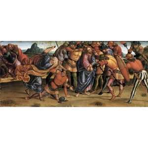   paintings   Luca Signorelli   24 x 10 inches   The Capture of Christ