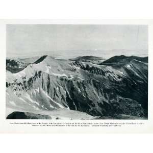  1910 Print Mt Ruth Snipe Lake Sourdough Grand Park Baker 