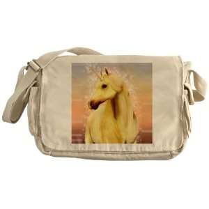  Khaki Messenger Bag Real Unicorn Magic 