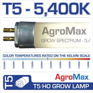T5 BULBS 5400K GROW F54T5HO light Bloom 4 lamp ft 54w Fluorescent x 