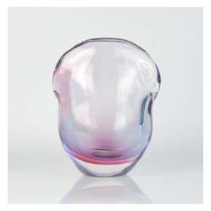 X1094 Multi Color Hand Blown Art Glass Vase