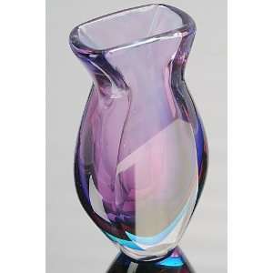  Murano Design Hand Blown Glass Art   Passionate Purple 