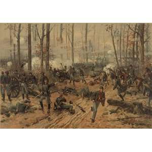    American History Poster   Battle of Shiloh 24 X 17 
