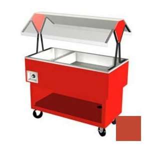   Combo Hot/Cold Portable Buffet, 2 Sections, 120v, 58 3/8L,Sky Blue