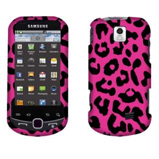   Samsung M910 Intercept Leopard Hot Pink 2D Texture Hard Case Cover