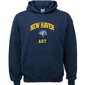 New Haven Chargers Navy Youth Art Arch Hooded Sweatshirt