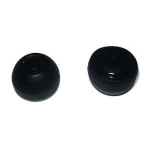  2 Soft Black Ear Buds for Blueant Q1 Blue Ant Q 1 Headset 