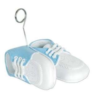  Baby Shoes Blue Photo/Balloon Holder 