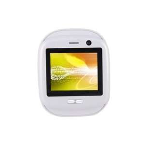  2.2 Mini Square Qwerty Slide Phone (White) Electronics