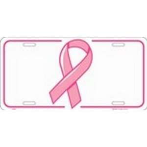  Breast Cancer Awareness Ribbon License Plate Plates Tag 