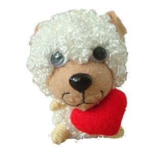   Keychain Poodle in Love Baby Animal Series From Thailand 