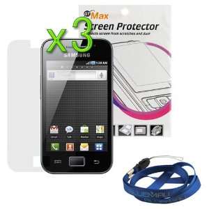 GTMax 3 x Clear LCD Screen Protector Film Guard + Neck 