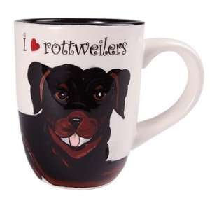  George Rottweiler Dog Mug 4.25