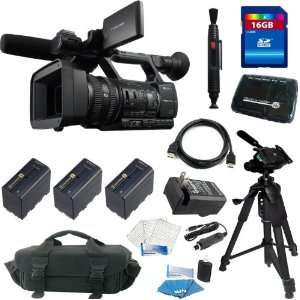Sony HXR NX5U NXCAM Digital HD Video Camcorder, 3.2 LCD + (3pcs) NP 