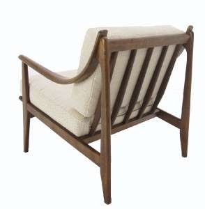 Mid Century Danish Modern Lounge Chair New Upholstery.  