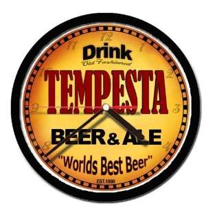  TEMPESTA beer and ale cerveza wall clock 