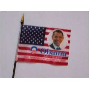  Barack Obama Flag (Desktop   4x5 Inches) 