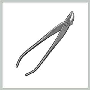  Bonsai Wire and Jin Pliers   Stainless Steel   Angled   7 
