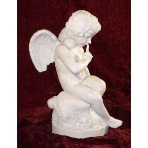   Galleries JBS402 Cupid, The Whisper Statue   White