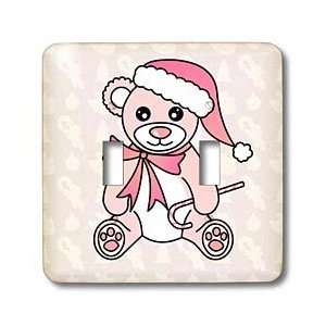 Janna Salak Designs Teddy Bears   Christmas Cute Pink Teddy Bear with 