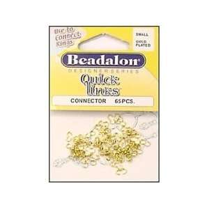  Beadalon Connectors Quick Links Small Gold 65pc Arts 