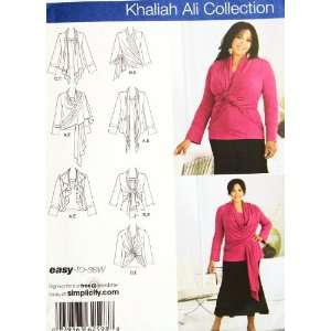  Khaliah Ali Pattern 2598. Womens Szs 26W; 28W; 30W; 32W Knit Top 