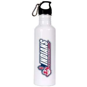  Cleveland Indians MLB 26oz White Stainless Steel Water Bottle 