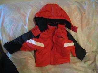 Kids Size 4 T Georgia Bulldogs Winter Jacket Detachable Hood L@@K 