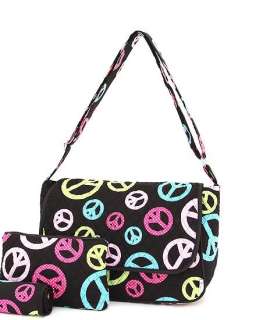 PERSONALIZED Laptop Netbook Messenger Case PEACE SIGN  