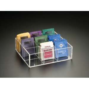  In Drawer 9 Compartment Tea Bag Tray