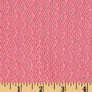 58 Wide Boucle Sweater Knit Cotton Candy Pink Fabric By 