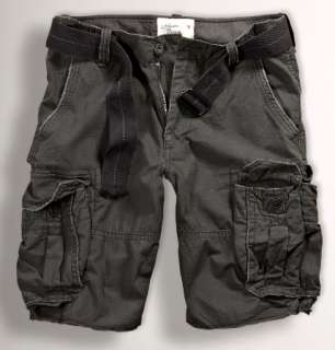 NWT AMERICAN EAGLE RIP STOP BELTED CARGO SHORTS  