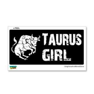  Taurus Girl   Zodiac Horoscope Sign   Window Bumper 
