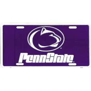  Penn State (Blue background) embossed metal auto tag 