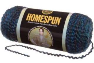   yarn with lustrous colors homespun is blended in magnificent shades