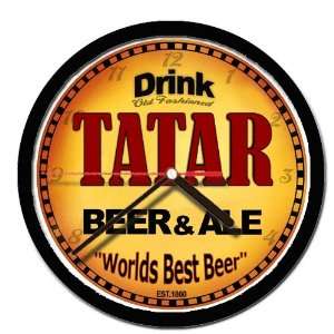  TATAR beer and ale cerveza wall clock 
