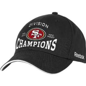  Reebok 2011 San Francisco 49ers Division Champions Hat One 