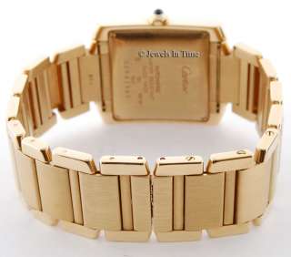 Cartier Tank Francaise 18k Yellow Gold Automatic Large JEWELS IN TIME 