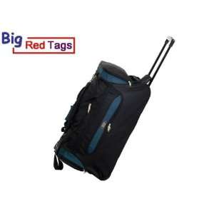   BLK/GRN 30 Rolling Duffle Bag, Luggage, Carry on 